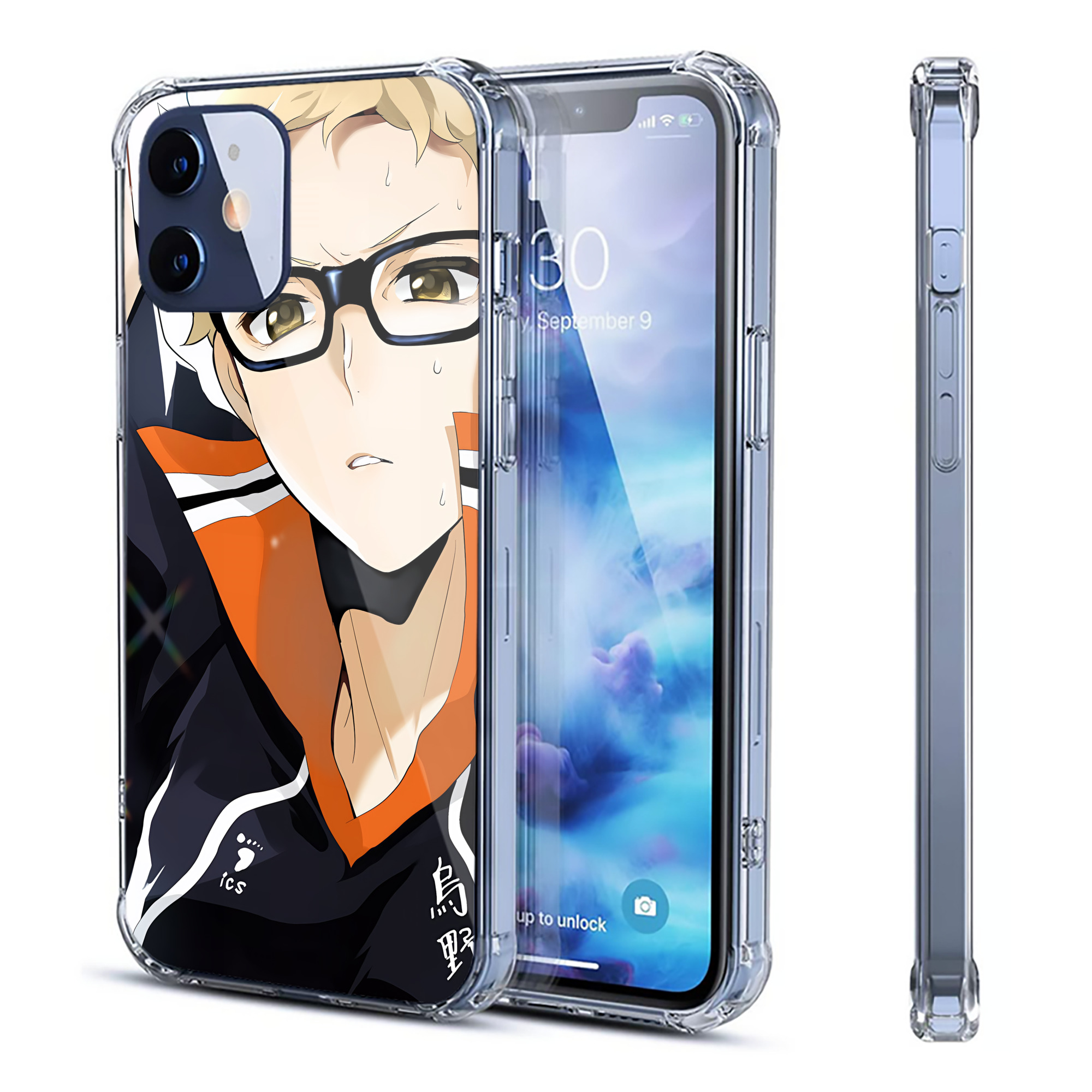 （画像用） ハイキュー!! Haikyu!! 【iPhone 12シリーズ対応】透明スマホケース（クリアソフトケース）